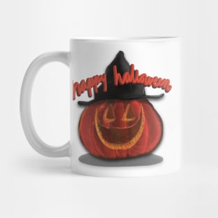 Dark Pumpkin Witch - Fun and fresh digitally illustrated graphic design - Hand-drawn art perfect for stickers and mugs, legging, notebooks, t-shirts, greeting cards, socks, hoodies, pillows and more Mug